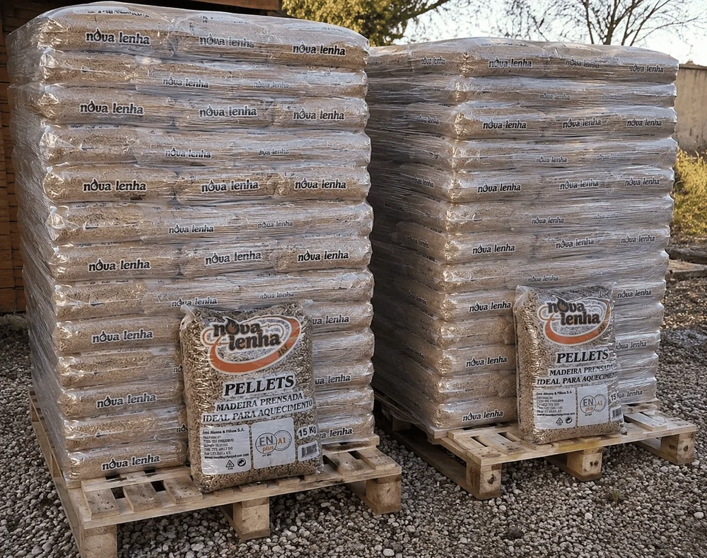 Pellets NovaLenha palete de 65 sacos de 15kg - Image 3