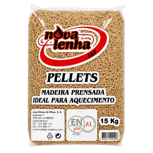 Pellets NovaLenha palete de 65 sacos de 15kg