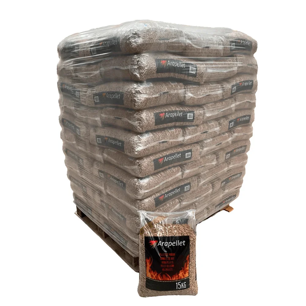 Pellets de Madeira Premium – Palete de 1.155 kg