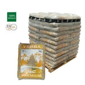 Verba Premium – Palete Completa de Pellets 1,05 T (70 × 15 kg)