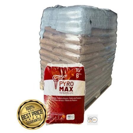 Pyro Max – Embalagem Premium com 78 Sacos de Pellets de 15 kg
